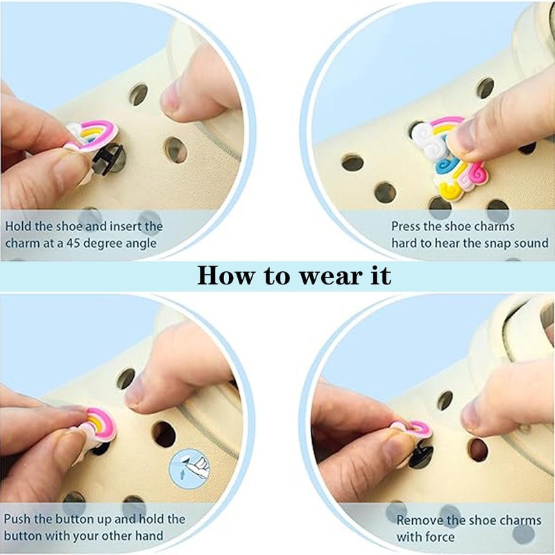 ZSRVAJ 30Pcs Crocs Charms Set for Kids - Decorative Shoe Accessories for Customizable Clogs - Image 3