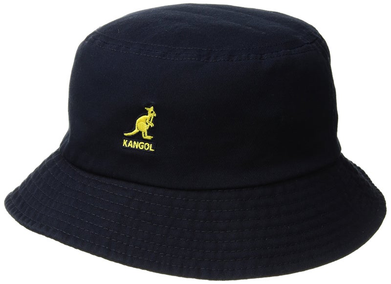 Kangol Washed Bucket Hat for Women and Men, Large, Navy - Image 1
