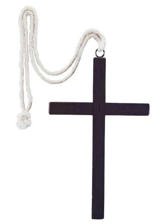 Religious Wooden Cross Necklace