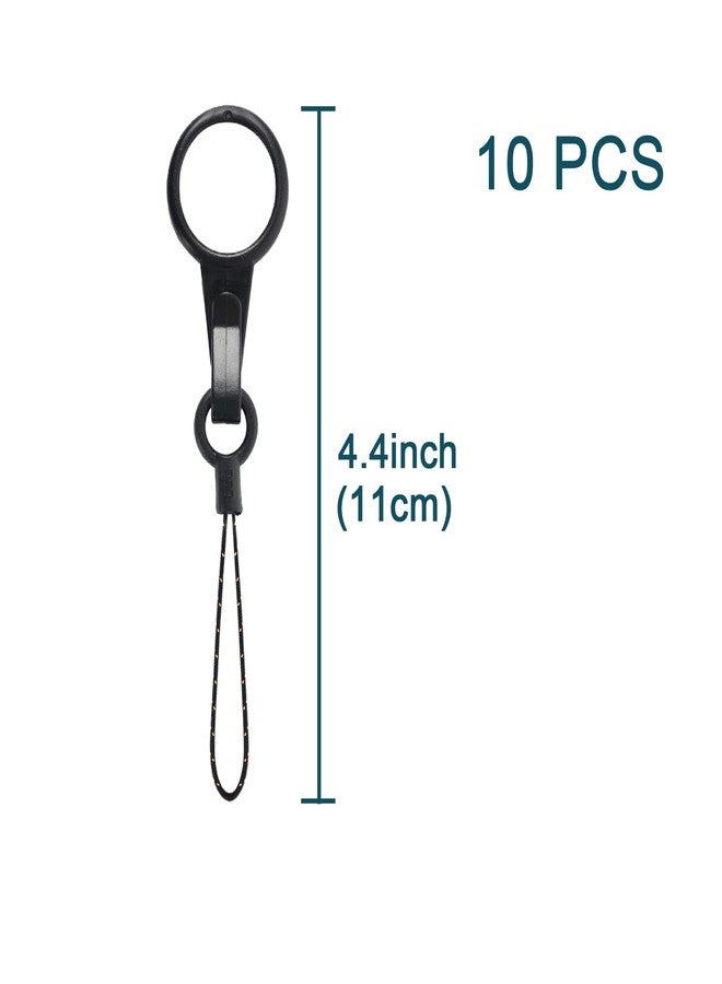 YOUOWO 10 Pcs Lanyards Finger Ring Lanyard Plastic Ring For USB Flash Drive Cell Phone Key Small Strap Detachable - Image 4