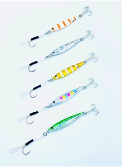 Oakura Lumo Zebra Jig 60g Weights, Extra Sharp BKK Hook, 10 Mesmerizing Colors - Lightweight Gear for Epic Fishing Adventures - pzsku/Z8F8FB5B2989D4E4F1F18Z/45/_/1714304069/785c27ff-df1f-4488-b8dd-e52e663cf3fb