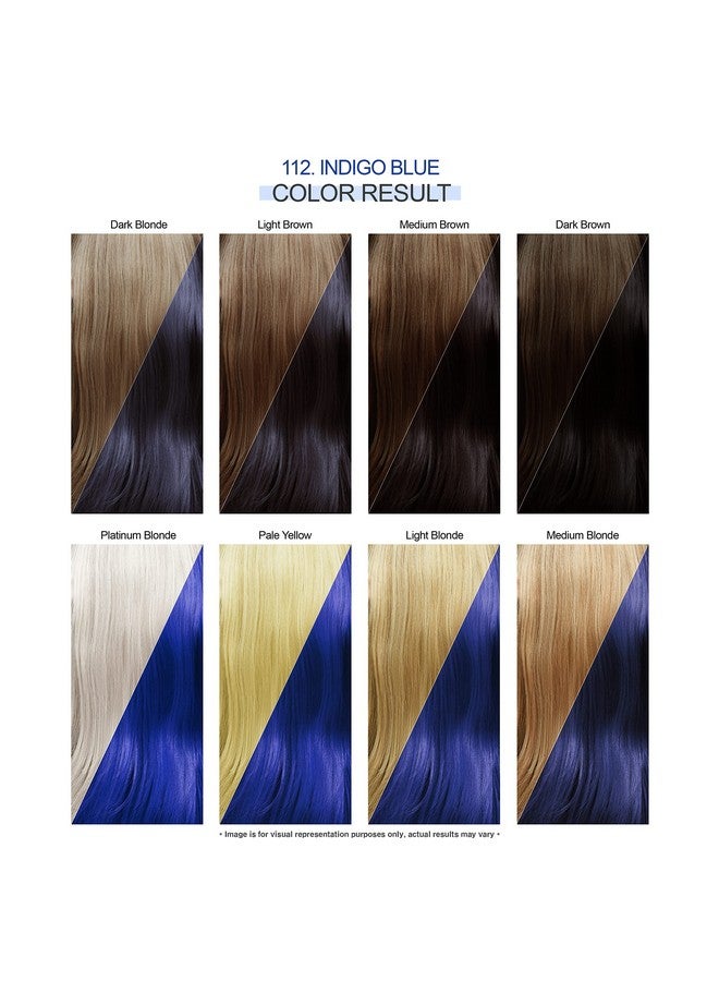 Adore Semi Permanent Hair Color Vegan And Crueltyfree Hair Dye 4 Fl Oz 112 Indigo Blue (Pack Of 1) - Image 4
