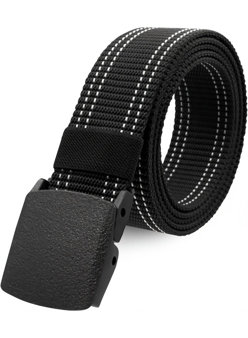 Umiwin Men's Outdoor Casual Canvas Belt Training Nylon Belt With Adjustable Unisex Sports Canvas Belts  - Image 1