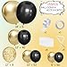 MEBAY 155Pcs Black and Gold Balloon Garland Arch Kit with Gold Confetti Balloons for Graduation New Year Birthday Wedding Party Decorations - Image 4