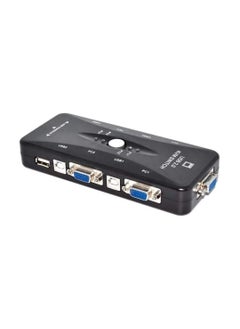 Generic 4-Port USB 2.0 KVM Switch compatible with computer monitor, video sharing screen, keyboard and mouse.  - Image 2