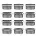 Uonlytech Metal Tea Light Case 20Pcs Metal Tealights Cup Iron Round Votive Candle Holder Tealight Candle Container - Image 2