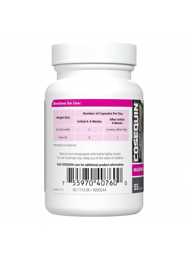 Nutramax Laboratories Nutramax Cosequin Joint Health Supplement for Cats - With Glucosamine and Chondroitin, 55 Capsules  - Image 2