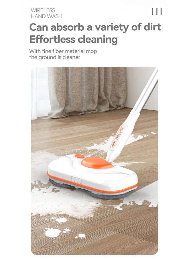 Joshberg Cordless Electric Mop, Electric Spin Mop with Water Sprayer & LED Headlights, Up to 40mins Working Time, 750ml Water Tank, Self-Propelled Floor Cleaner with Adjustable Tube, Super Quiet,for Wood, Hardwood, Laminate, Tile,Marble Floors  - Image 3
