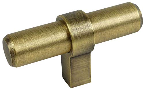 Cosmas 10 Pack 181BAB Brushed Antique Brass Cabinet Bar Handle Pull Knob 238 Long
