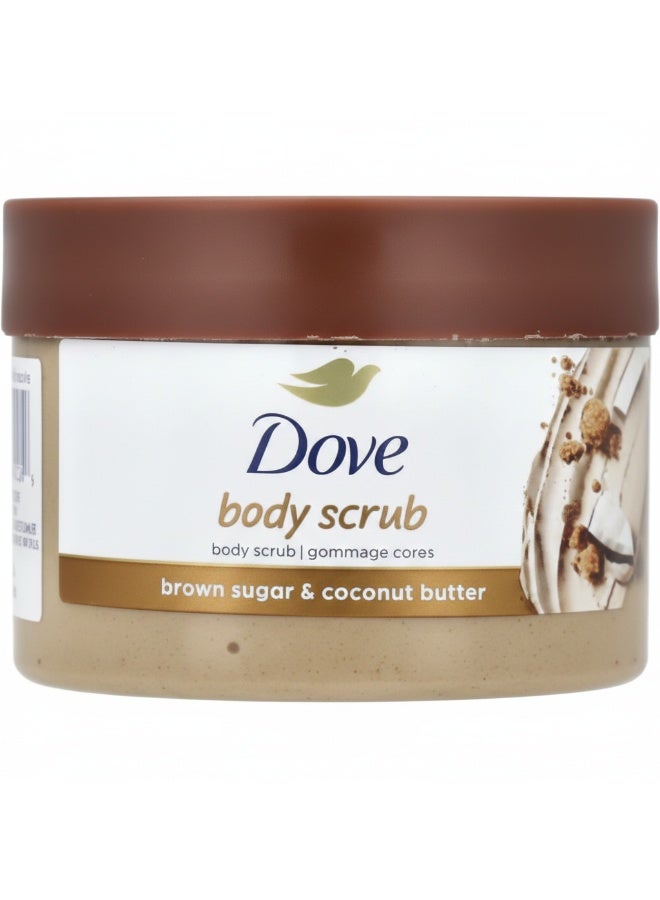 Dove Brown Sugar & Coconut Butter Deep Exfoliating Body Scrub Body Polish 298 g - Image 1