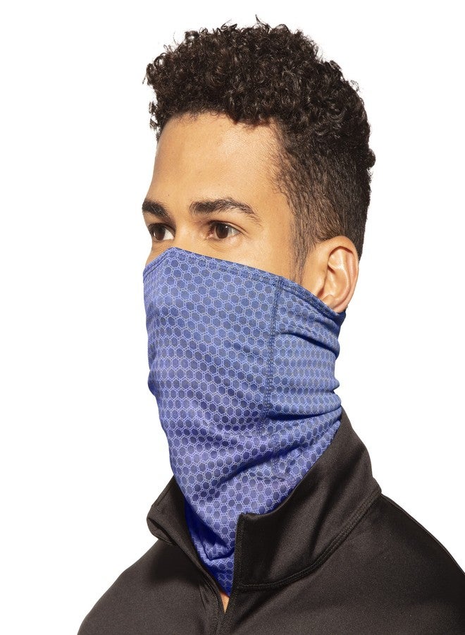 Copper Fit Unisex Adult Guardwell Face Cover and Neck Gaiter, Blue - Image 1