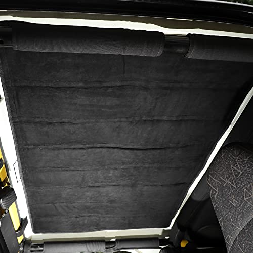 Jimen Compatible with Jeep Wrangler TJ 1997-2006, Hardtop Headliner Roof Panels Insulation Kit - Image 5