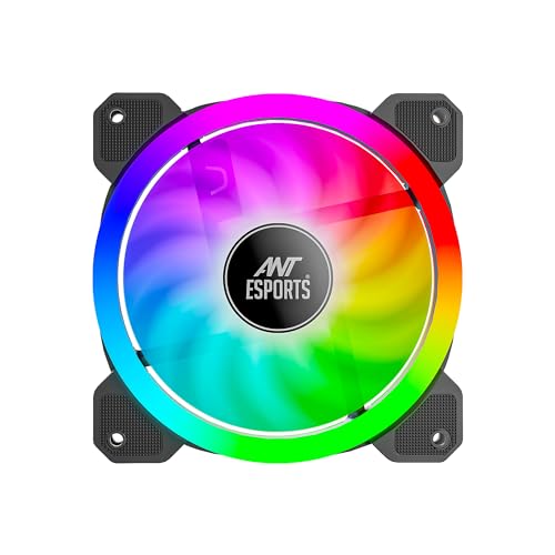 Ant Esports Superflow 120 ARGB V2, RGB Sync, Hydro Bearing, PWM Control, 1200 RPM Case Fan/Cooler - Image 2
