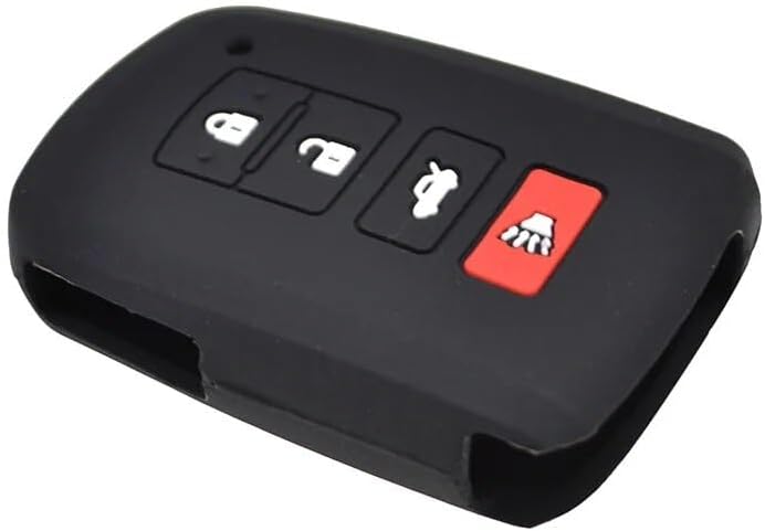 QASULER Silicone Car Key Case Cover for Toyota Models - Image 4