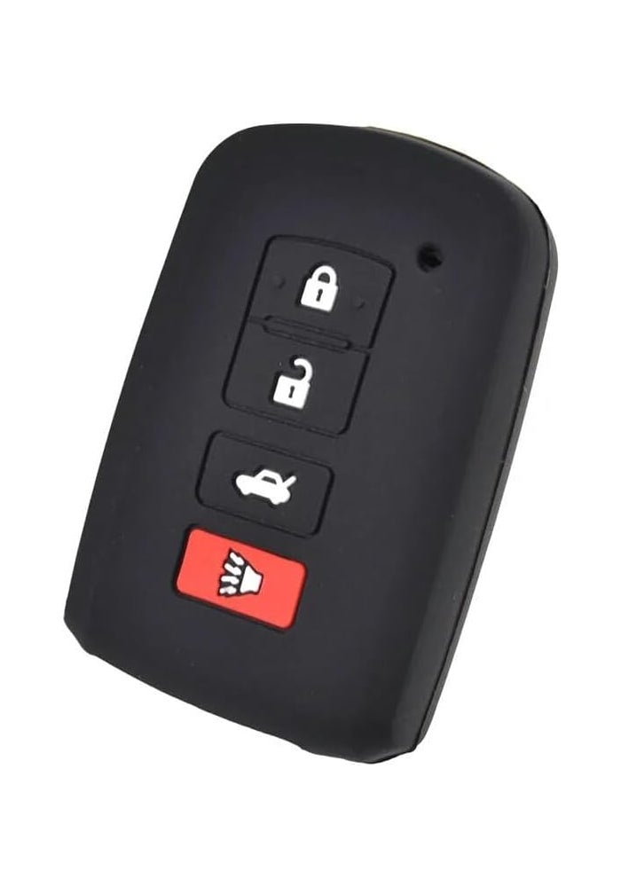 QASULER Silicone Car Key Case Cover for Toyota Models - Image 3