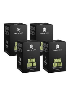 Alum Stone Shaving Bar  fitkari for Razor Burns Minor Cuts Skin Antiseptic Achieve a Smooth and Refreshing Shave Every Time Pack of 4