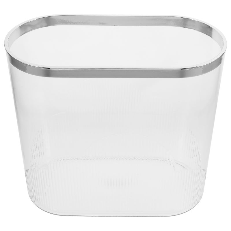 Tall Kitchen Trash Can, Durable Reusable Wastebasket for Home Bathrooms, Compact Design - Image 1