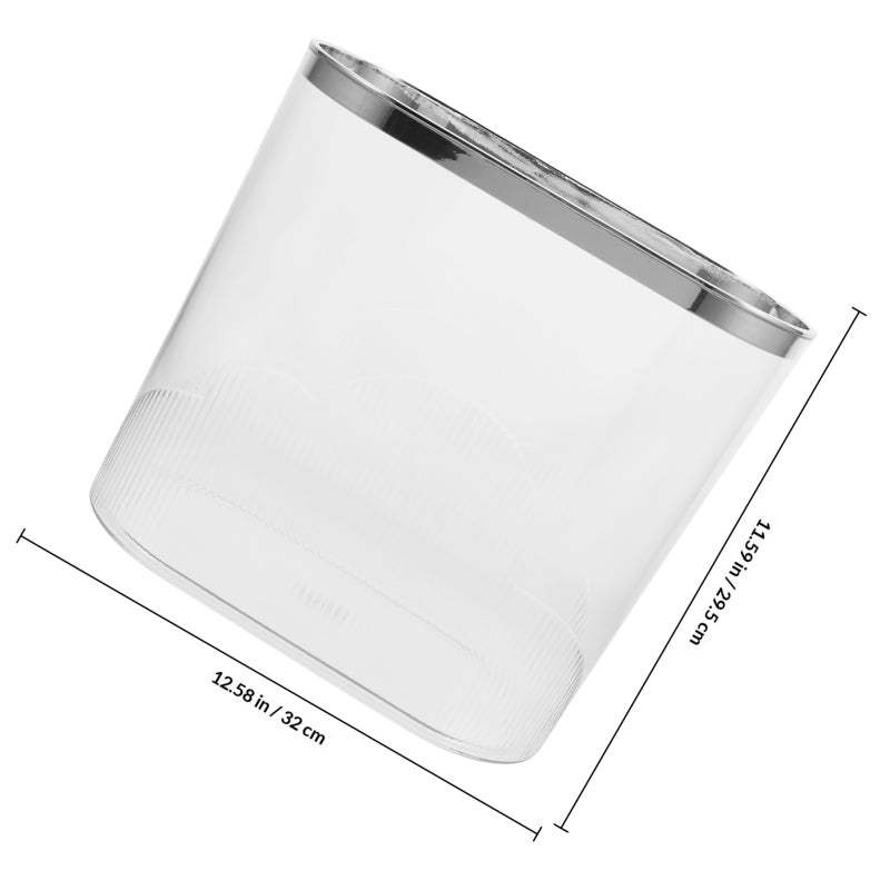 Tall Kitchen Trash Can, Durable Reusable Wastebasket for Home Bathrooms, Compact Design - Image 2