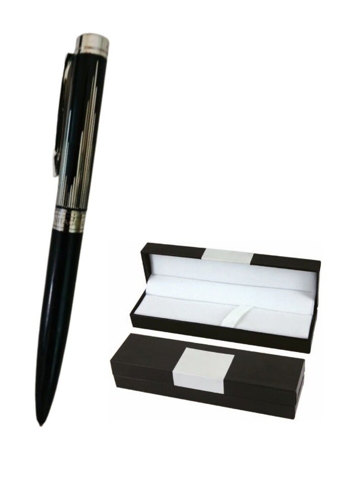 Vitacelli Luxury High Quality Full Metal Roller Ballpoint Pen With Refill Pack For Executive Use And For A Premium Gift - Image 1