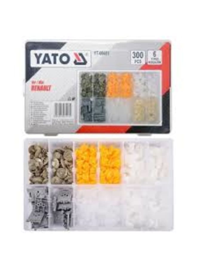 Yato YT-06651 plastic clasp configuration thrust type (300 pieces) - Image 2
