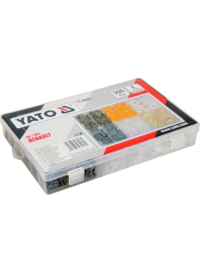 Yato YT-06651 plastic clasp configuration thrust type (300 pieces) - Image 3