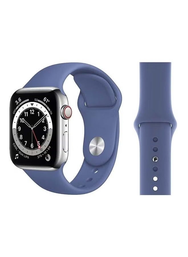 vesus Replacement Band For Apple Watch Series 6/SE/5/4/3/2/1 Linen Blue