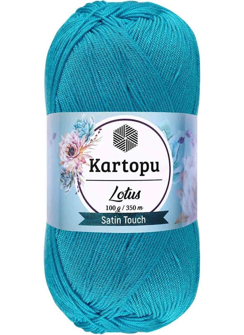 Kartopu Lotus Knitting Yarn 100 gr Turquoise K512 