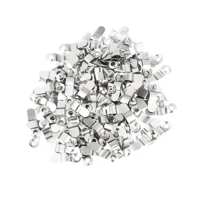 200pcs Photo Frame Arch Shape Photo Frame Back Plates Tablet Frame Locks for Decoration Embellishment Buttons Diy Photo Album Frame Rotating Scrapbooking Locks with Hollow Rivets ( ) - Image 3