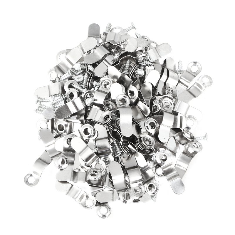 200pcs Photo Frame Arch Shape Photo Frame Back Plates Tablet Frame Locks for Decoration Embellishment Buttons Diy Photo Album Frame Rotating Scrapbooking Locks with Hollow Rivets ( ) - Image 5