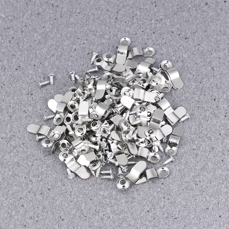 200pcs Photo Frame Arch Shape Photo Frame Back Plates Tablet Frame Locks for Decoration Embellishment Buttons Diy Photo Album Frame Rotating Scrapbooking Locks with Hollow Rivets ( ) - Image 4