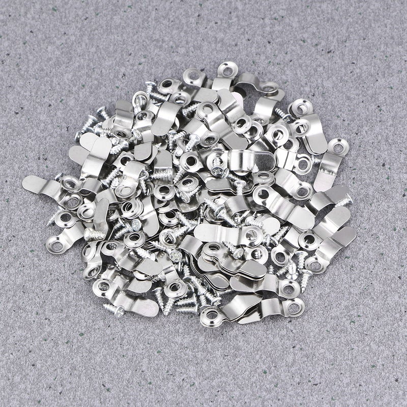200pcs Photo Frame Arch Shape Photo Frame Back Plates Tablet Frame Locks for Decoration Embellishment Buttons Diy Photo Album Frame Rotating Scrapbooking Locks with Hollow Rivets ( ) - Image 1