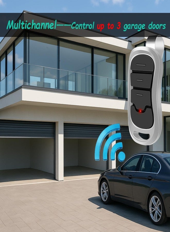 datonten Garage Door Opene Remote,Compatible with Intellicode Genie & Overhead Door Opener,390mhz/315mhz,2 Pack - Image 5