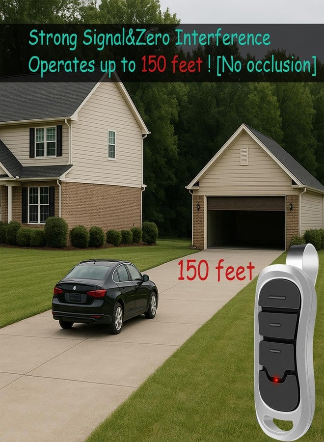 datonten Garage Door Opene Remote,Compatible with Intellicode Genie & Overhead Door Opener,390mhz/315mhz,2 Pack - Image 3