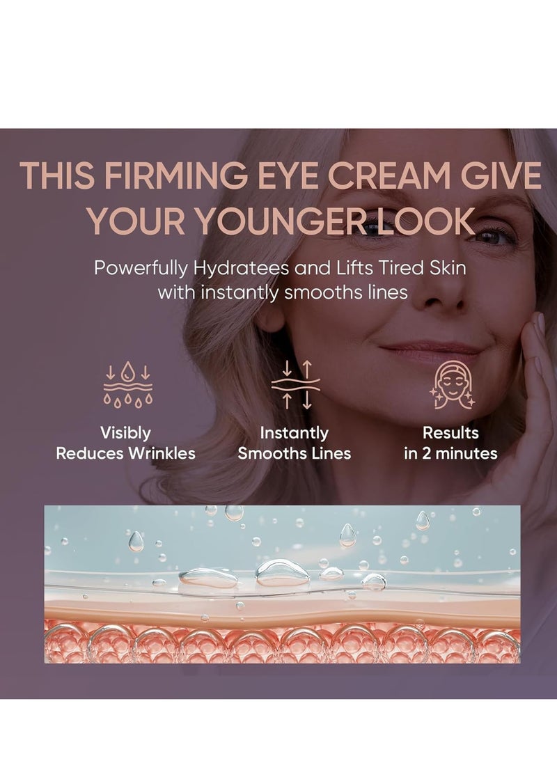 Wealthskin Instant Rapid Wrinkle Eye Cream - Temporary Effects Firm and Lift Under Eye Bags and Reduction Puffiness - 60 Second Tightener 20Tubes (1 Fl Oz (Pack of 1))  - Image 4