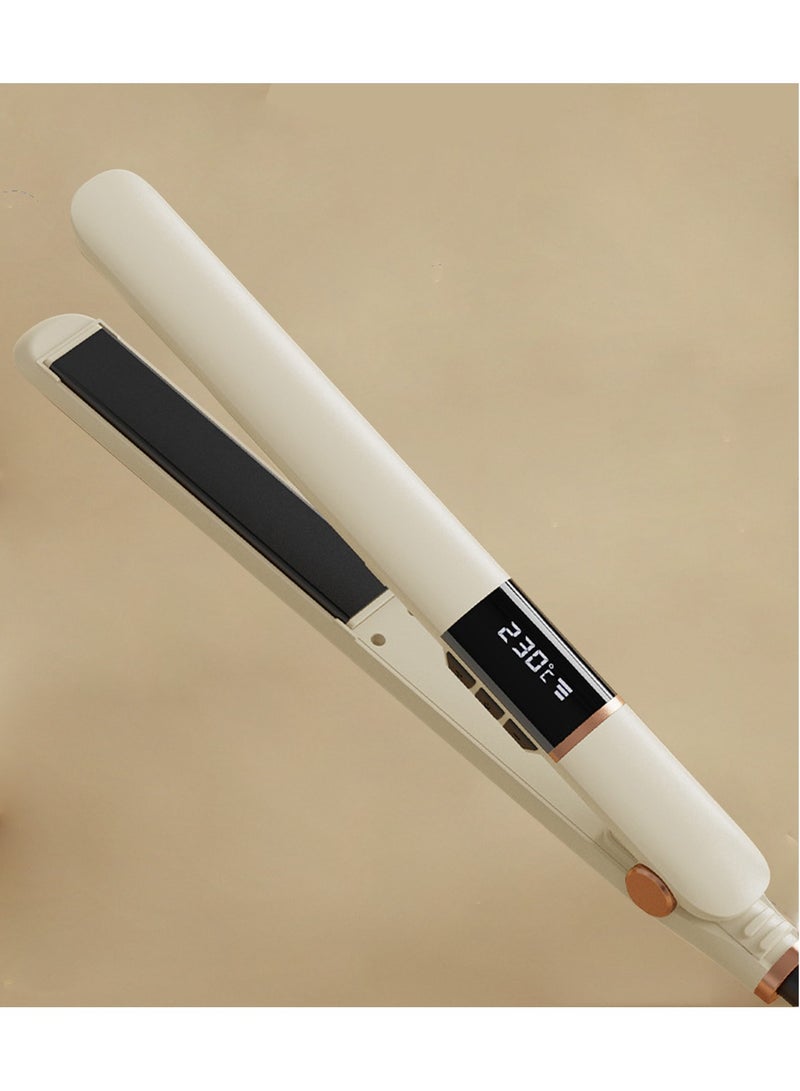 Hair Straightener, Titanium Flat Iron with Adjustable Temp(302°F-446°F), 1 inch Plate for All Hairstyles Hair Straightening Irons - Image 1