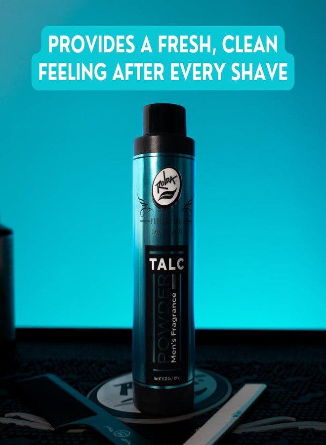 Rolda Men's Barber Talc Powder - White Talcum Powder After-shave Solution Is Highly Absorbent And Provides A Fresh, Clean Feeling After Every Shave, Helping To Calm Itchy Skin And Prevent Irritation - Image 4