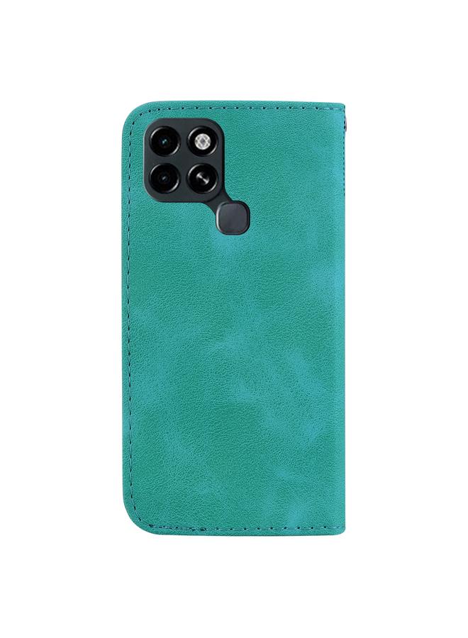 Zaboon Case For Infinix Smart 6 Seven-shaped Embossed Leather Phone Case - Image 3