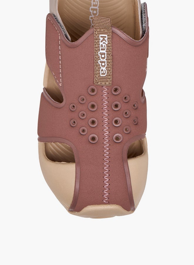 كابا صنادل بناتي مثقوبة بإغلاق لاصق - Image 4