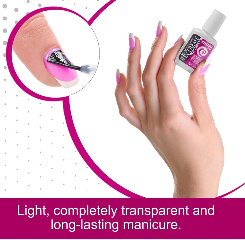Backscratchers Extreme Finish Glaze Resin - 0.5 Fluid Ounce Nail Adhesive - Image 4