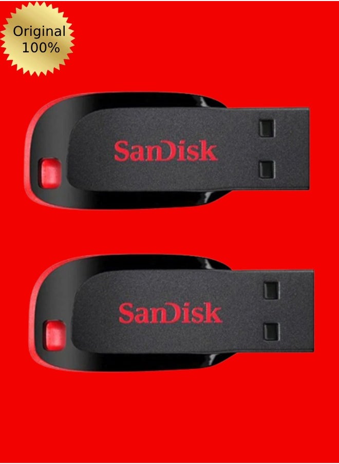 Sandisk 2 Pieces 16GB Cruzer Blade Usb Flash USB2.0  - Image 1
