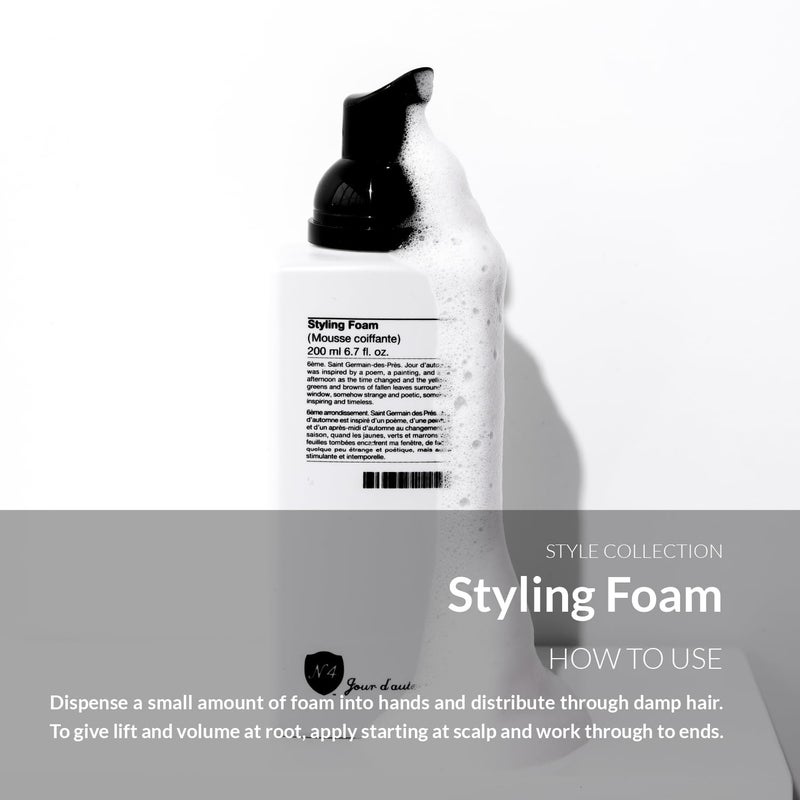 Number 4 Styling Foam. Medium Support Hair Mousse for Volume & Control, Essential for Wavy & Curly Hair, 6.7 oz - Image 4