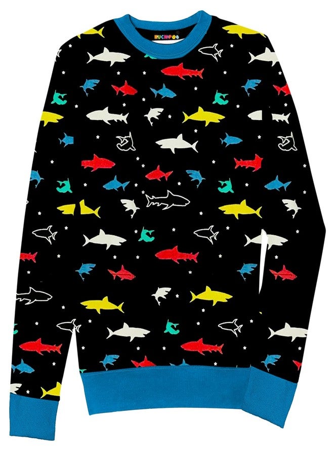 Kuchipoo Boys and Girls Winterwear Sweatshirt and Trackpant - (KUC-NSUT-115; Black; 6-12 Months) - Image 2