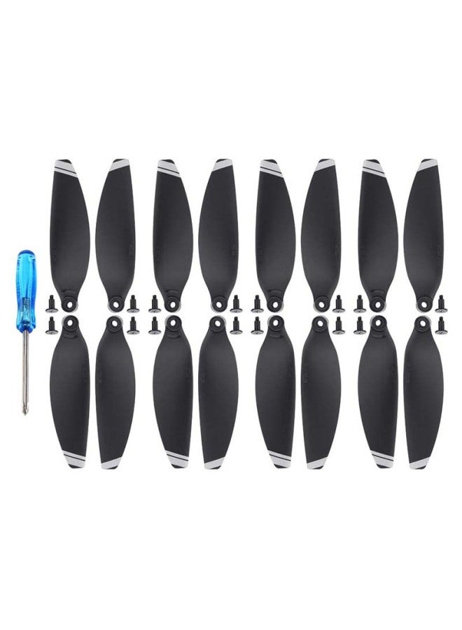 Suitable For DJI Royal MINI Blade 4726F Wing MAVIC MINI Propeller Blade Drone Accessories-Color:Silver Edge 4 Pair