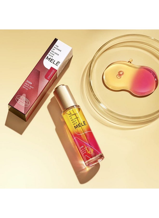 Mele Mele Even Dark Spot Visibly Reduces Dark Spots, Uneven Tone, And Signs Of Aging Control Serum With Niacinamide, Vitamin E, And Pro-Retinol 1 oz  - Image 3