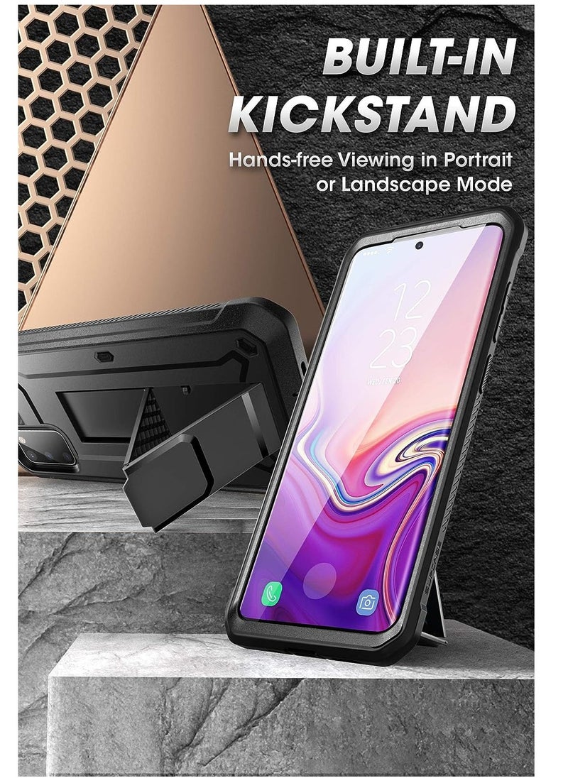 SupCase - SUPCASE Unicorn Beetle Pro Series Designed for Samsung Galaxy S20 FE (2020 Release), Full-Body Dual Layer Rugged Holster & Kickstand Case with Built-in Screen Protector (Black) - Image 1