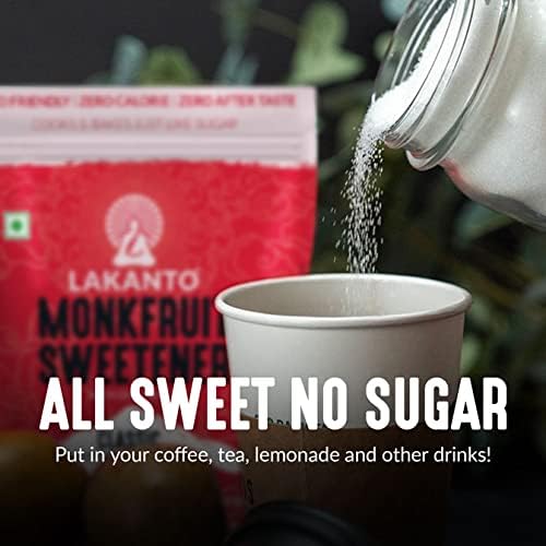 Lakanto Classic Japanese's Monkfruit Sweetener, 200g, Pack of 2 || White Sugar Replacement, Zero Calories, Zero Carbs, keto & Diabetic Friendly, Low Glycemic Natural Sweetener - Image 3