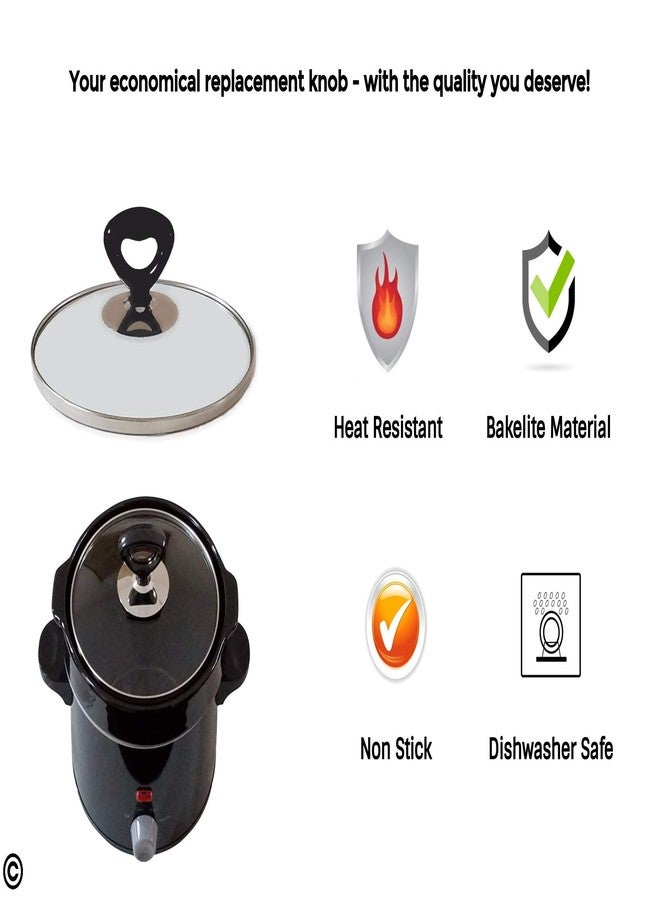 Melzon Cookware Universal Replacement Pot Lid Cover Knob Handle - Triangle - Image 3
