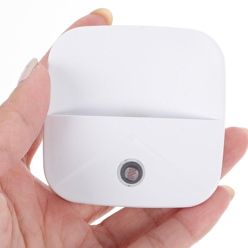 3 Pack White LED Motion Sensor Night Light Plug In Wide Angle Detection For Bedroom Bathroom - Image 5