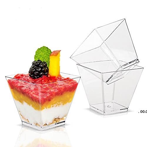 Alpha Basics Glass 2 Oz (50Ml) Dessert Cups (Pack of 20) Mini Transparent Tasting Cups - Image 4