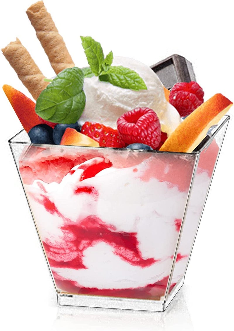 Alpha Basics Glass 2 Oz (50Ml) Dessert Cups (Pack of 20) Mini Transparent Tasting Cups - Image 5